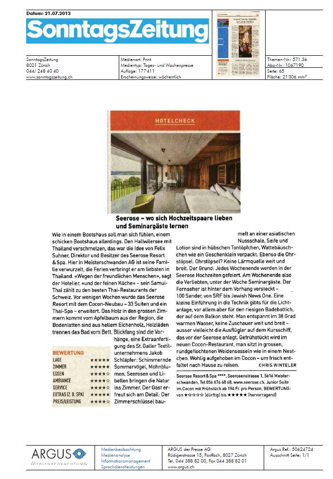 SonntagsZeitung Seerose