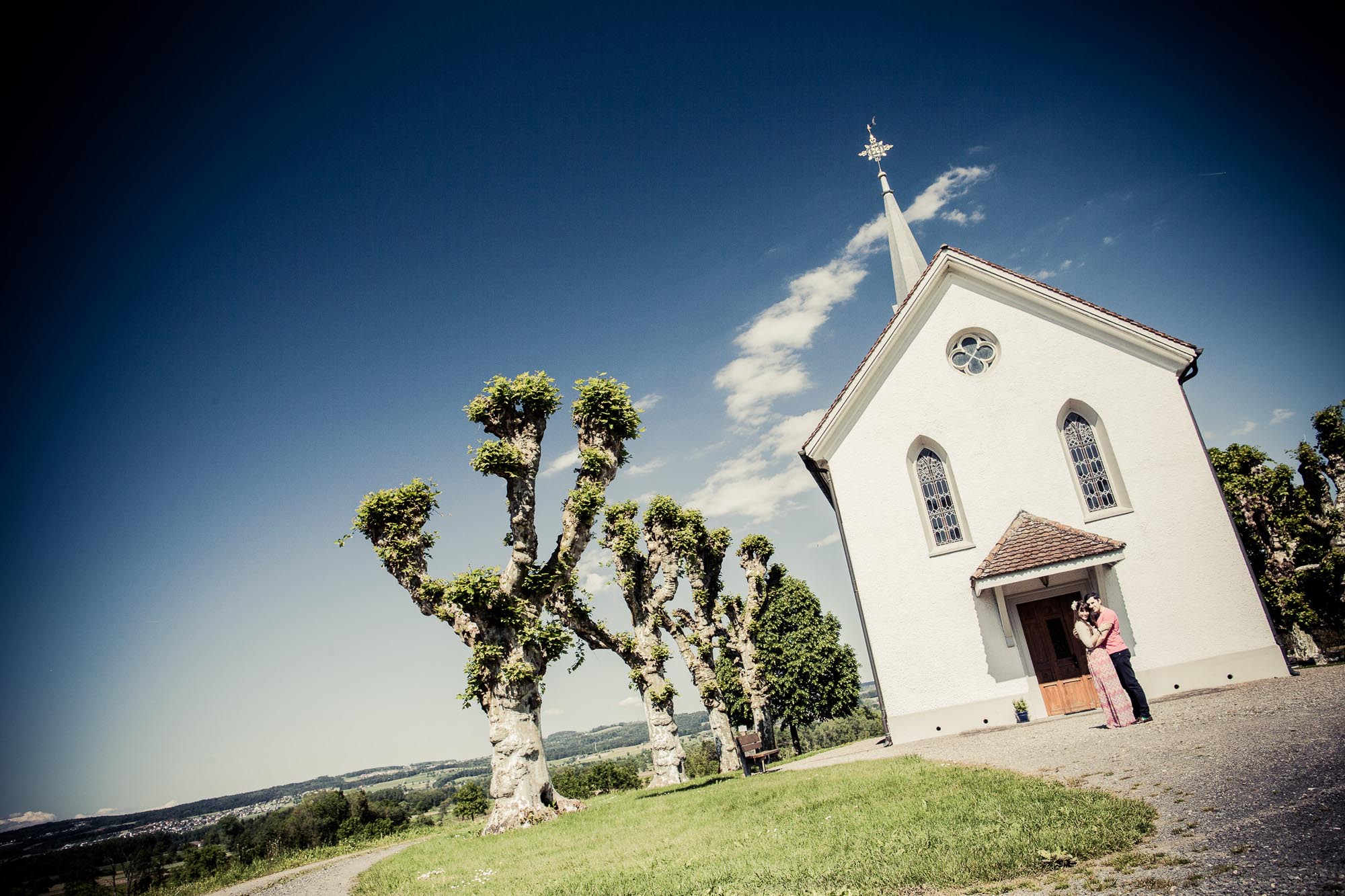 Sabrina und Christian Kapelle Maria Hilf Merenschwand 9108