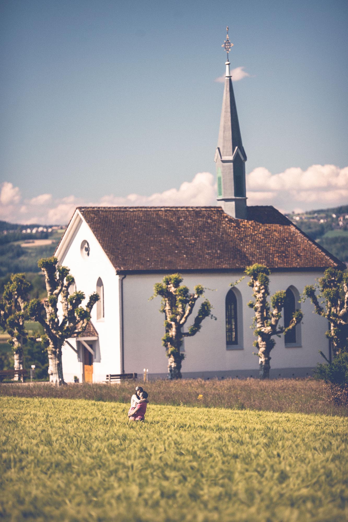 Sabrina und Christian Kapelle Maria Hilf Merenschwand 9533